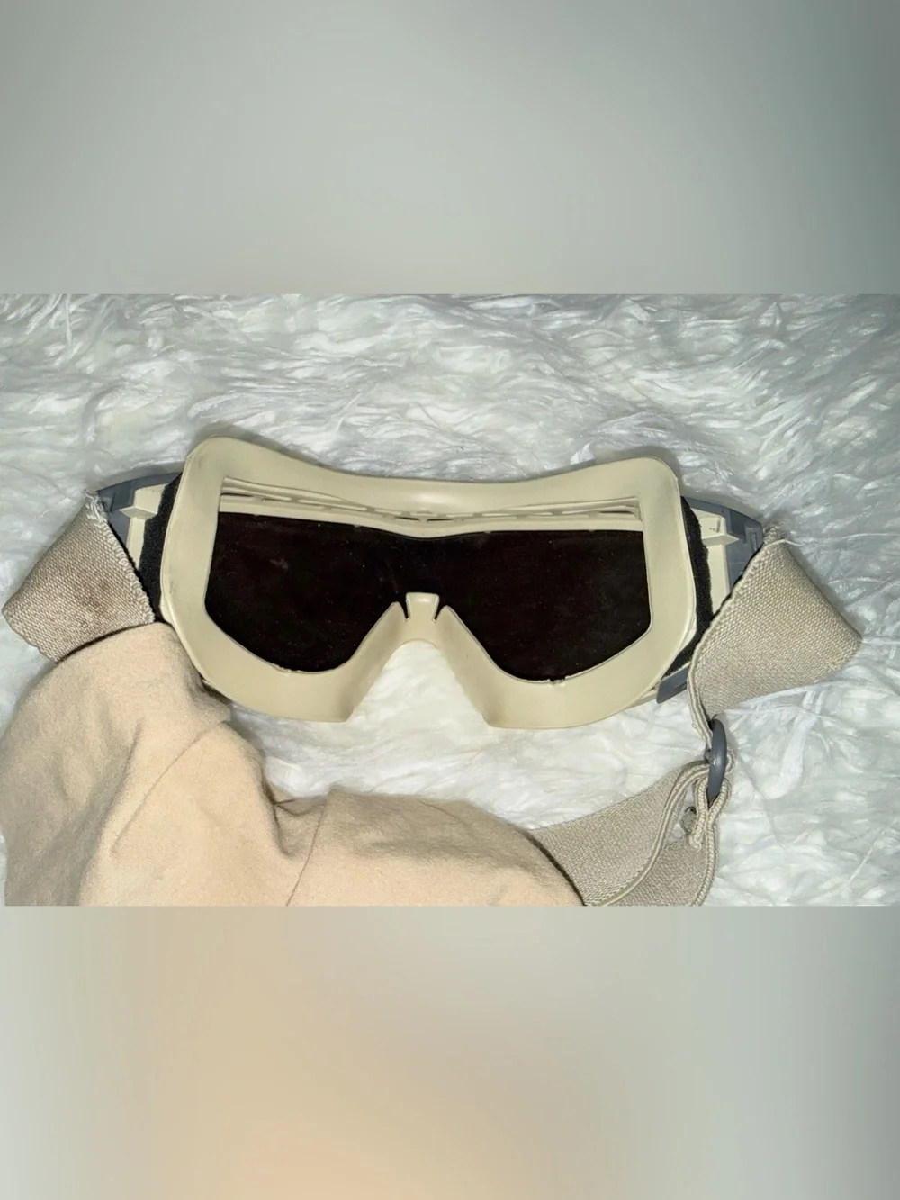 ESS Tactical Snow/Ski Goggles in Tan with Black Lens